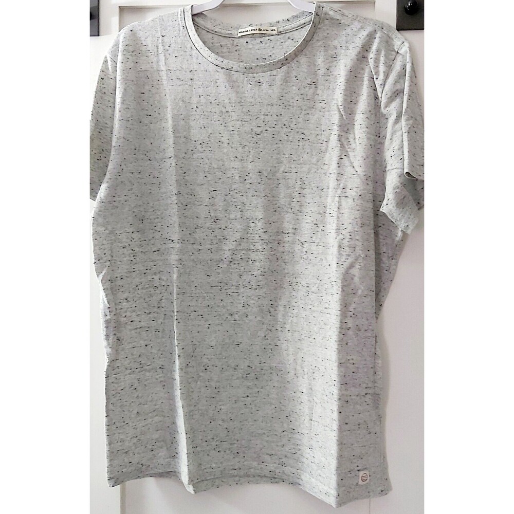 Marine Layer Soft Organic Cotton Blend Women's T-Shirt Gray MED/Large Baselayer